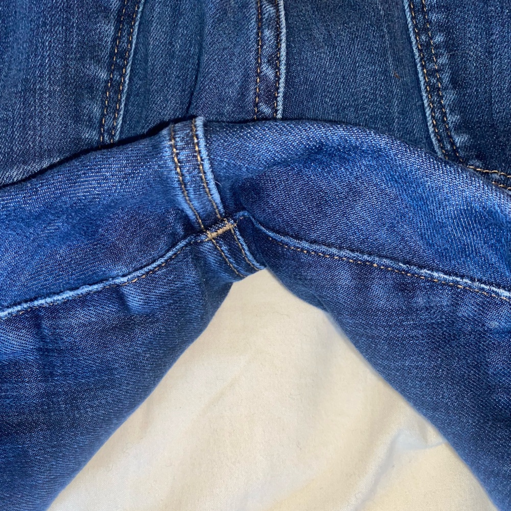 MADEWELL Petite Curvy High-Rise Skinny Jeans in Sussex Wash: TENCEL™ Denim | 30P - Picture 7 of 7